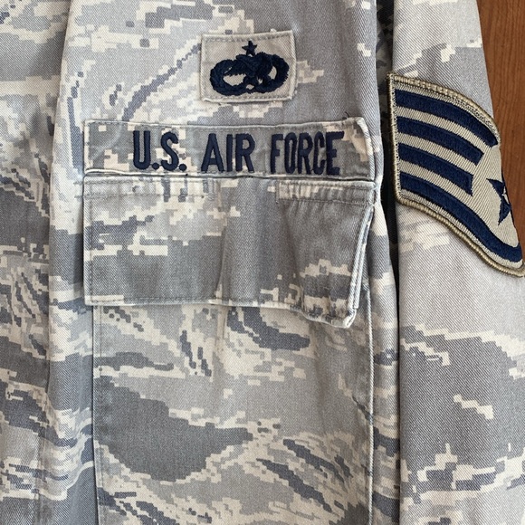 U.S. Air Force Military Camo Jacket. Sz 46 S. - Picture 2 of 7